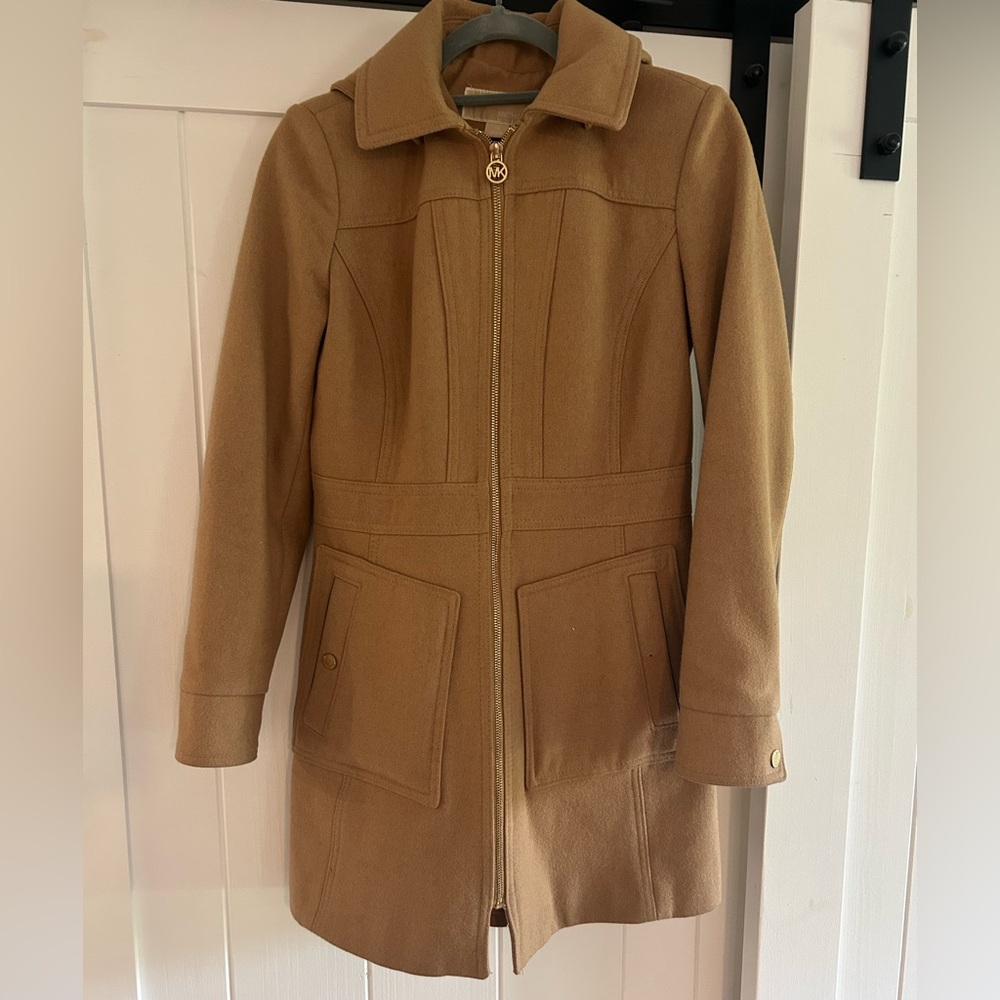 Michael Kors Tan Trench Coat